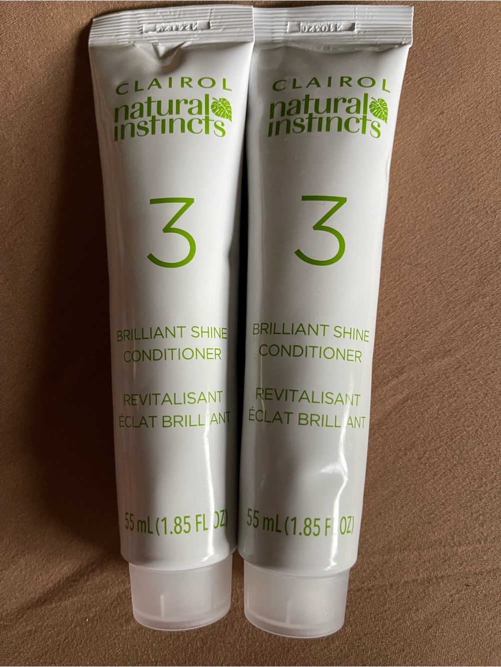 Clairol Natural Instincts Brilliant Shine Conditioner 2 Pack-1.85Fl Oz ea